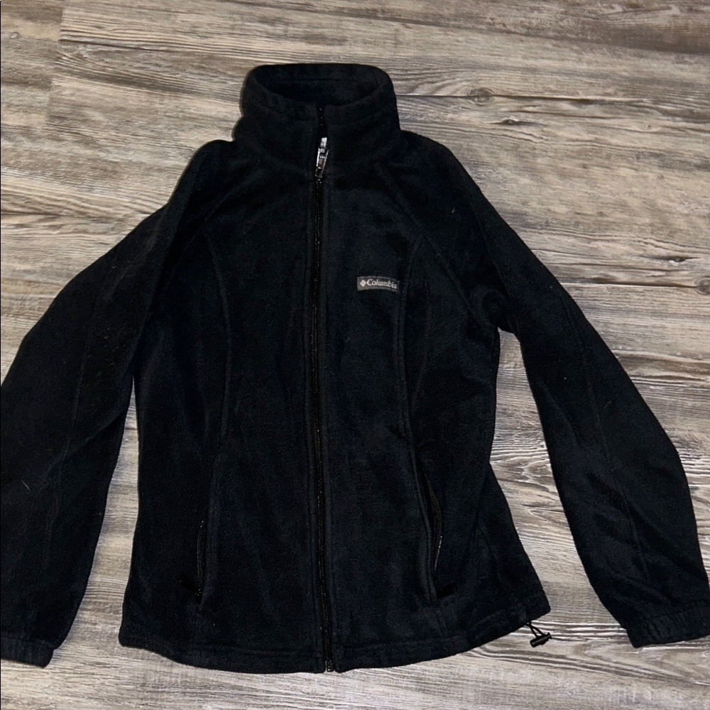 Columbia Black Full-Zip Fleece Jacket